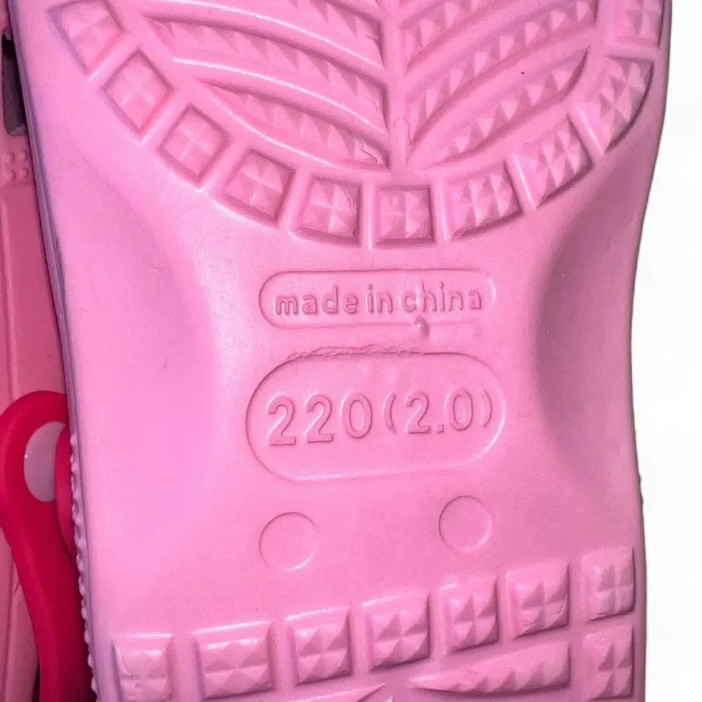 Unbranded Dinosaur Garden Clogs Pink Youth 11.5-12‎